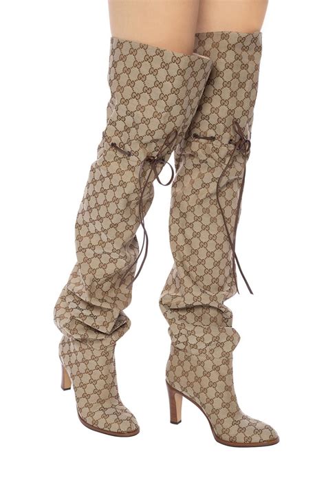 gucci pants boot|gucci thigh high boots sale.